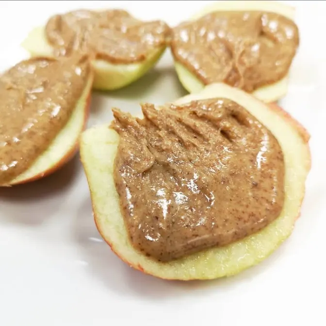 Apple Slices with Almond Butter