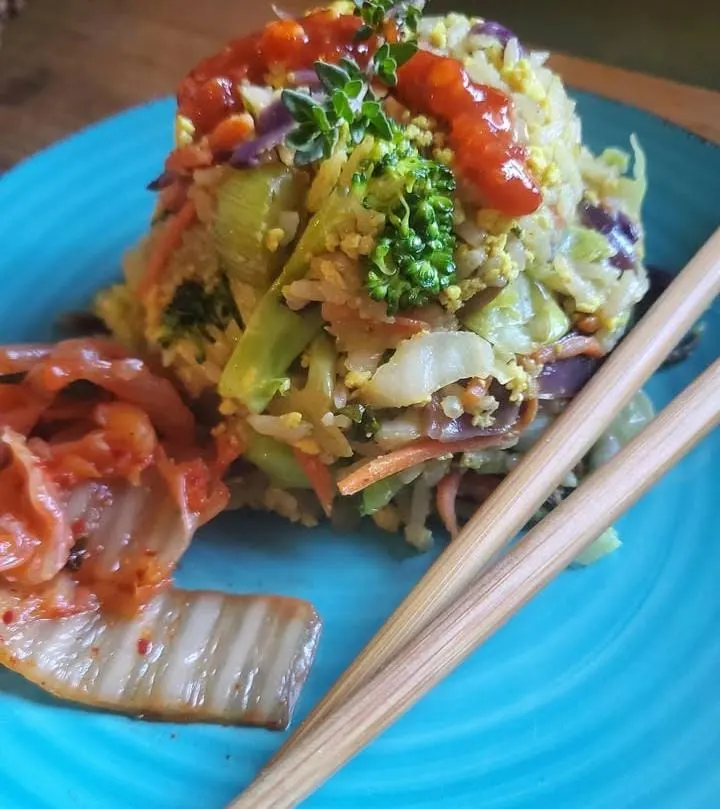 Veggie Bowl with Kimchi