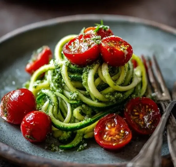 Zucchini Noodles with Lemon Basil Sauce