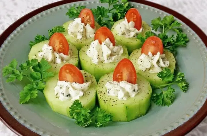 Cucumber Tuna Bites