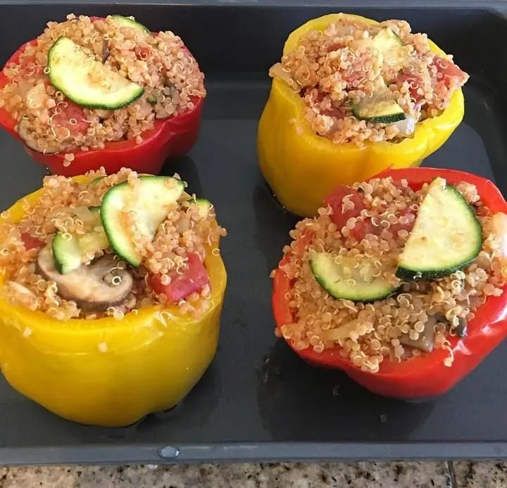 Quinoa Stuffed Bell Peppers