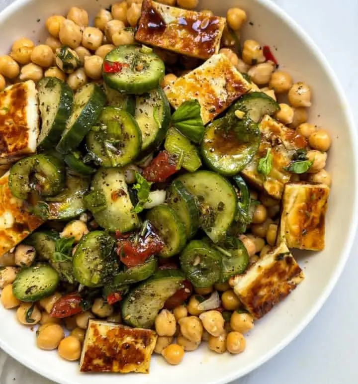 Garlic Ponzu Cucumber Salad