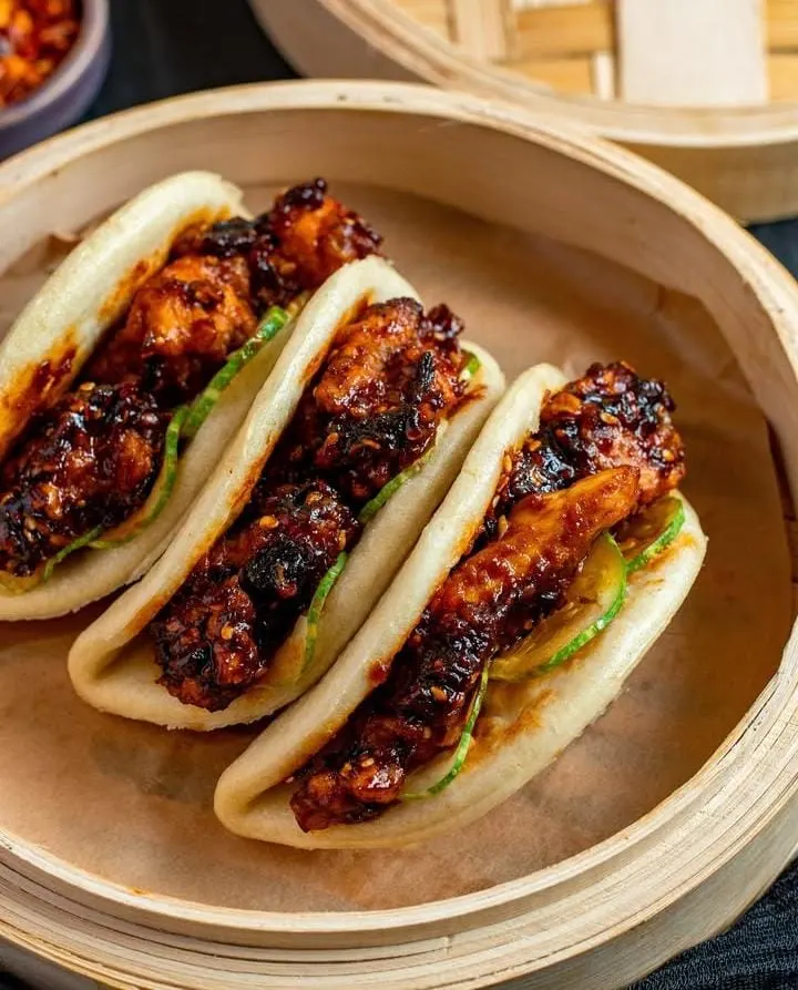 Korean BBQ Chicken Bao