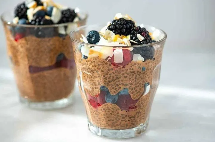 Chia Pudding with Almond Milk