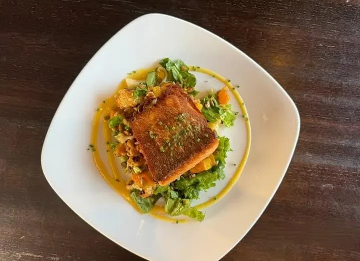 Salmon with Cauliflower Mash