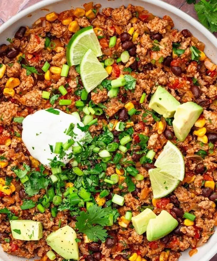 Turkey Taco Skillet