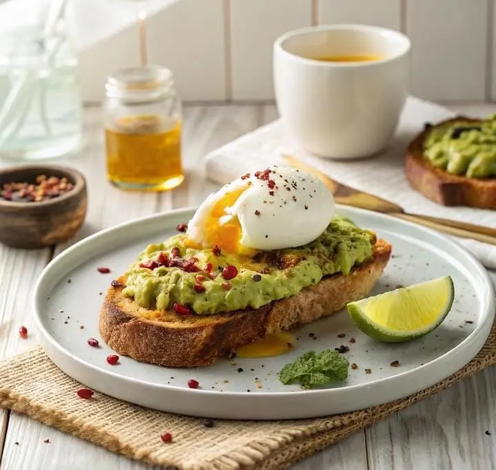 Avocado Toast with Poached Eggs