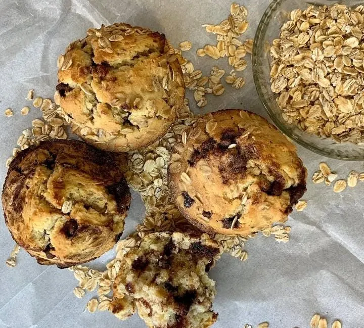 Banana Oat Muffins