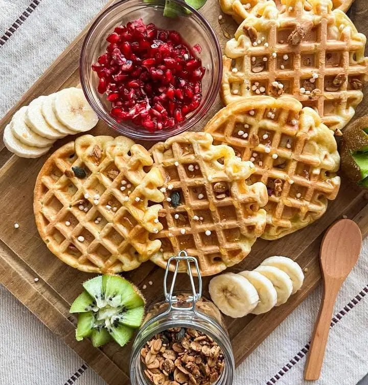 Waffle Bar Brunch Idea