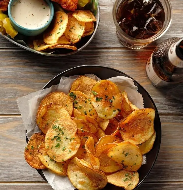 Homemade Air Fryer Potato Chips