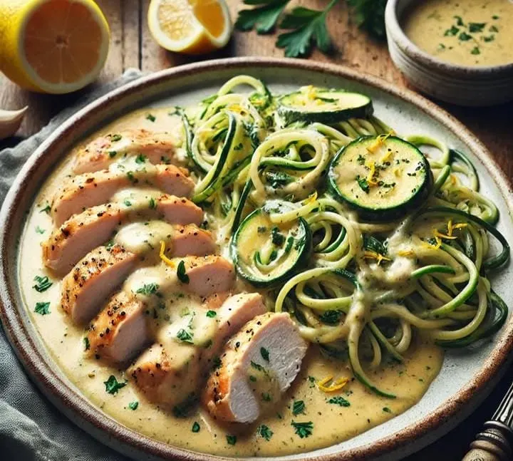 Zucchini Noodles with Pesto