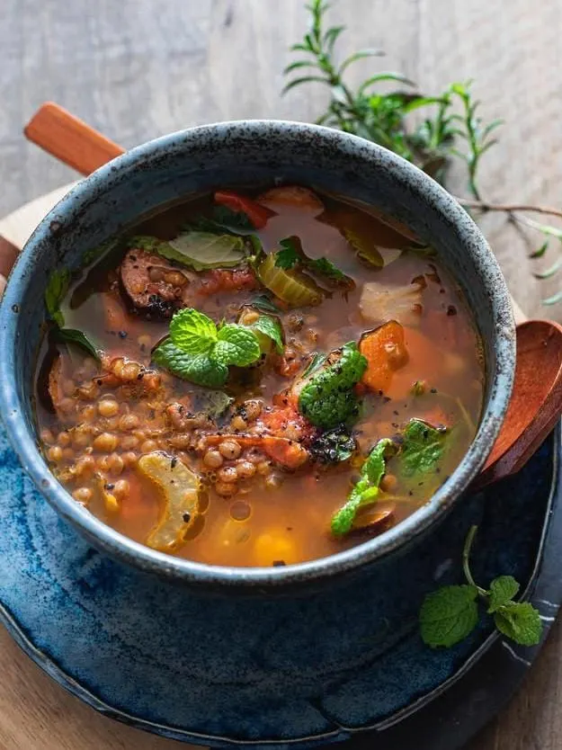 Lentil & Spinach Soup