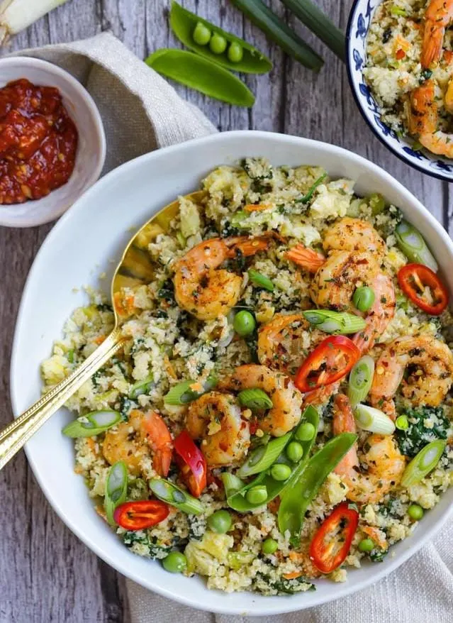  Cauliflower Fried Rice