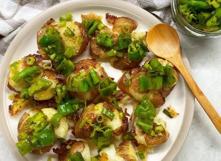 Step-by-Step Preparation of Smashed Red Potatoes