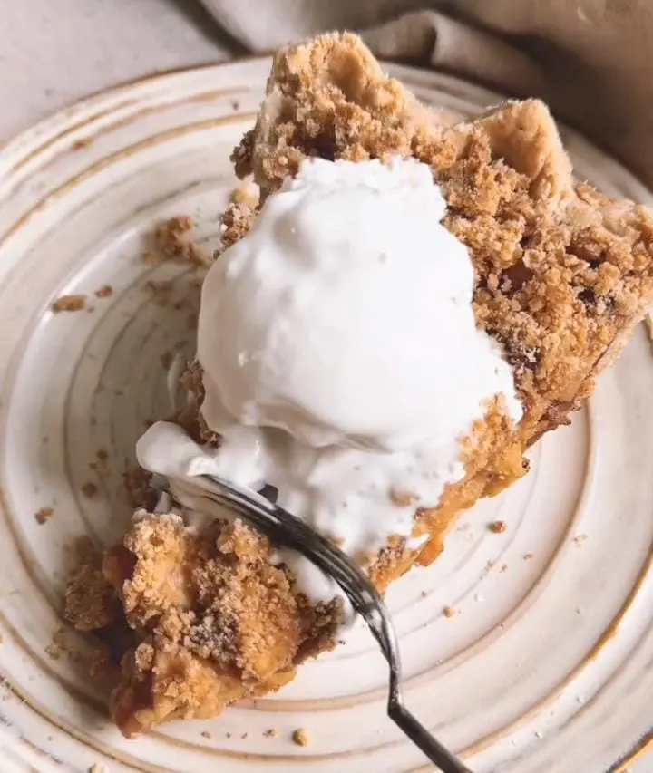 Cream Cheese Dutch Apple Pie