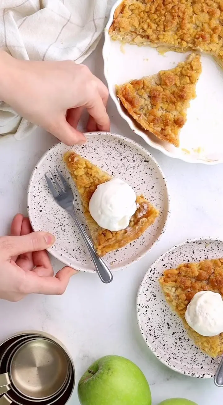 Main Ingredients for Homemade Dutch Apple Pie