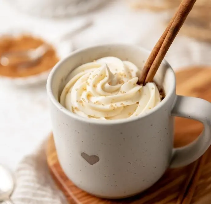 Caramel Swirl Vanilla Mug Cake