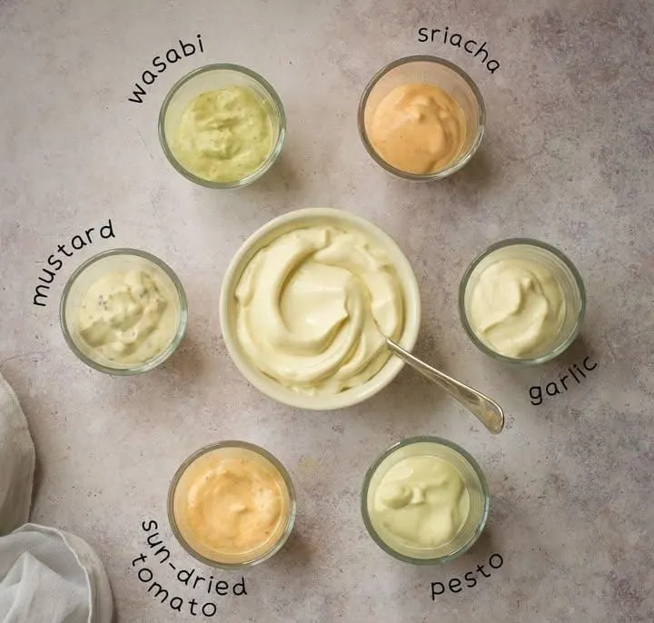 Main Ingredients for Homemade Mayonnaise