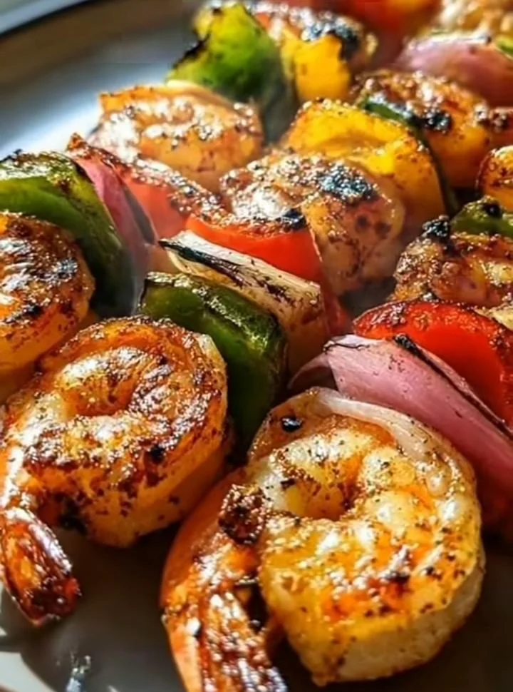 Shrimp and Veggie Skewers