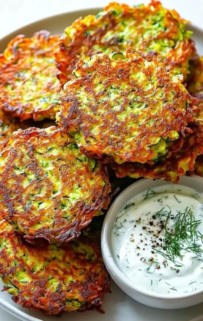 Mediterranean Zucchini Fritters