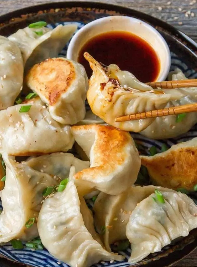 Vegetarian Tofu and Carrot Pot Stickers
