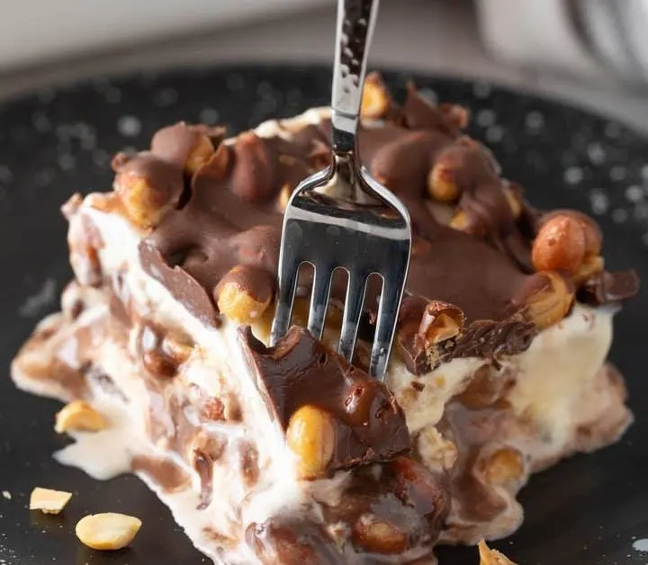 Chocolate Fudge Brownie Ice Cream Cake