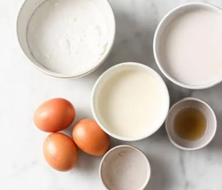 Main Ingredients of Caramel Flan