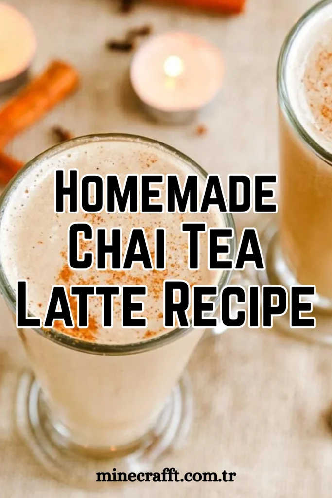 Homemade Chai Tea Latte Recipe