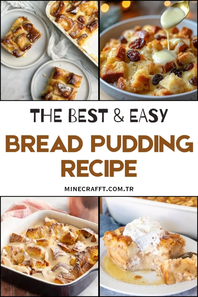 Bread Pudding with Vanilla Custard Sauce