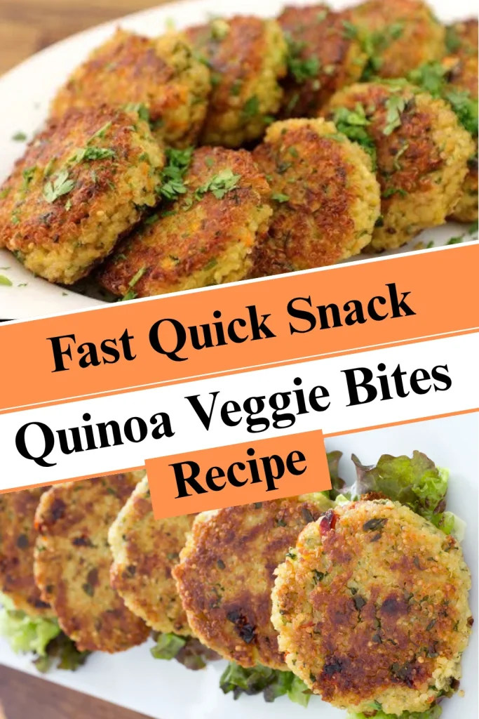 Healthy Quinoa Veggie Bites Recipe