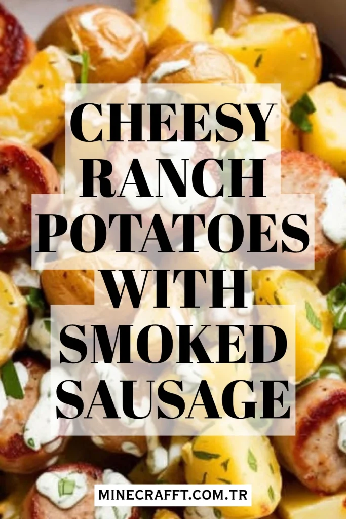 Main Ingredients For Cheesy Ranch Potatoes & Smoked Sausage