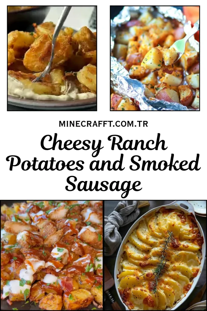 Cheesy Ranch Potatoes & Smoked Sausage