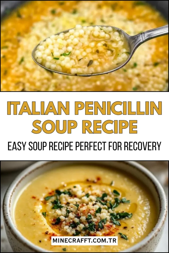 Italian Penicillin Soup Recipe 