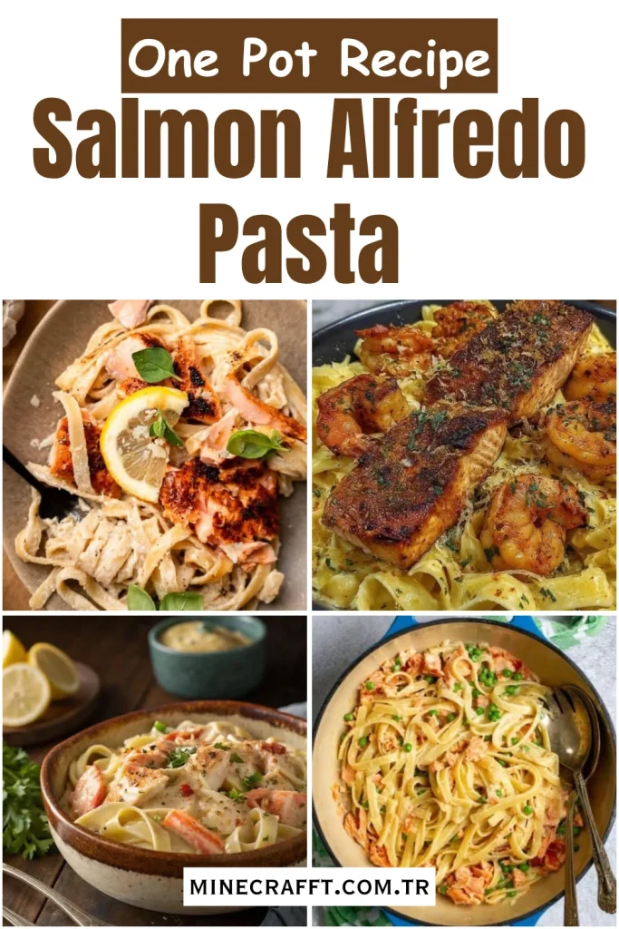 Salmon Alfredo Pasta
