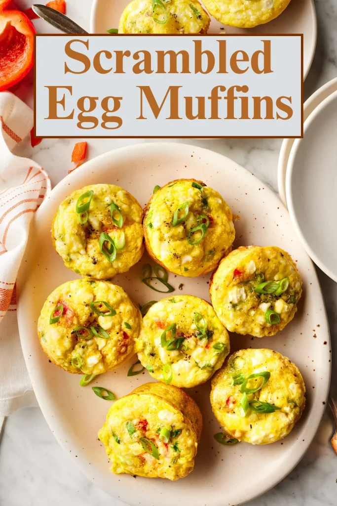 Fluffy Scrambled Egg Muffins