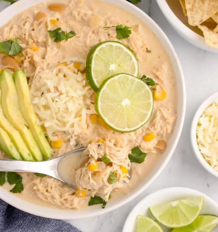 Slow Cooker White Chicken Chili