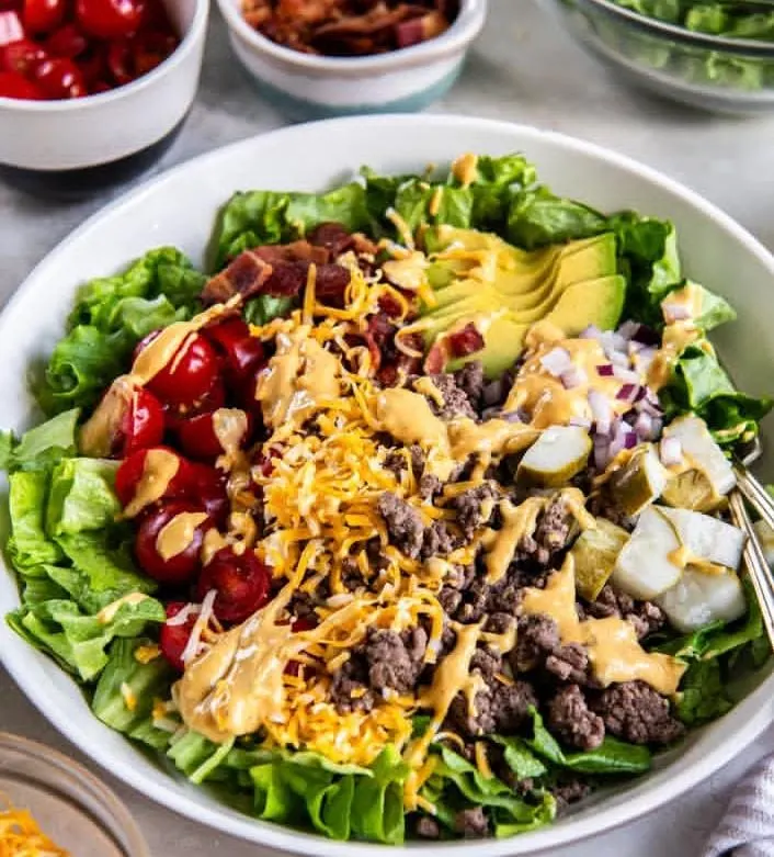 Turkey Burger Bowl