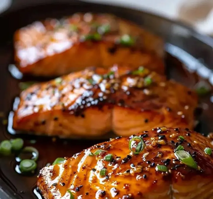 Honey Garlic Soy Glazed Salmon