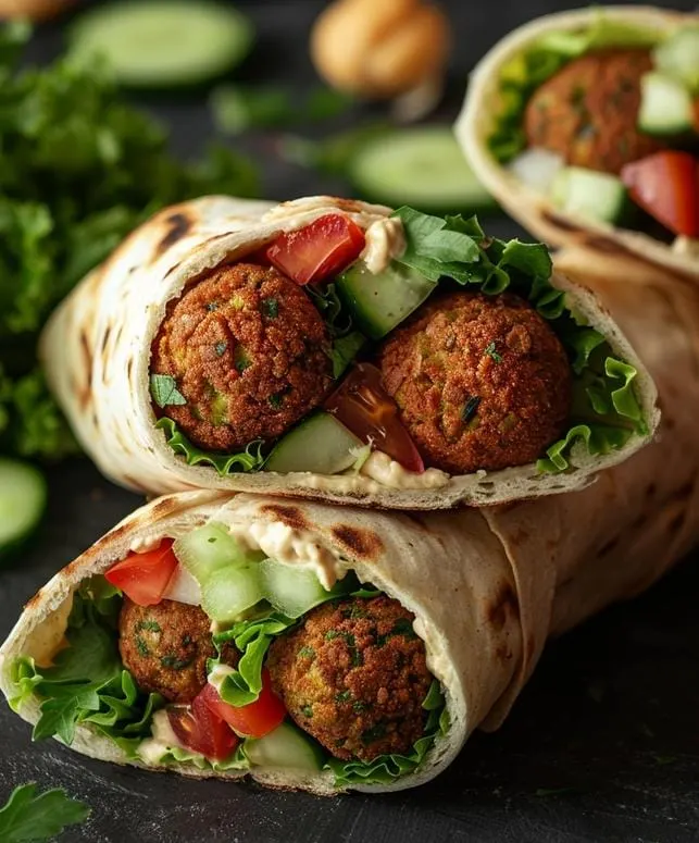 Prepare Homemade Falafel Wraps 