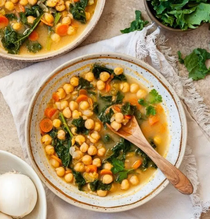 How to Serve Mediterranean Chickpea Soup