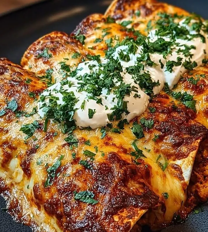Spicy Chipotle Chicken Enchiladas