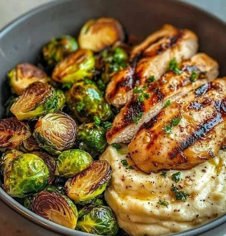 Mushroom and Spinach Cheese Chicken