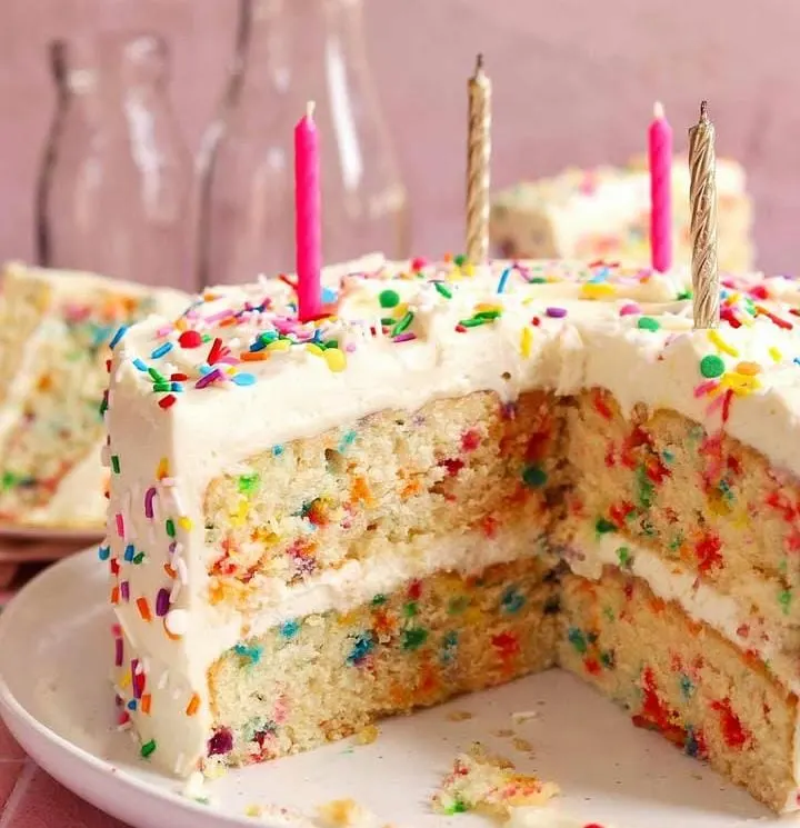 Prepare Funfetti Cake