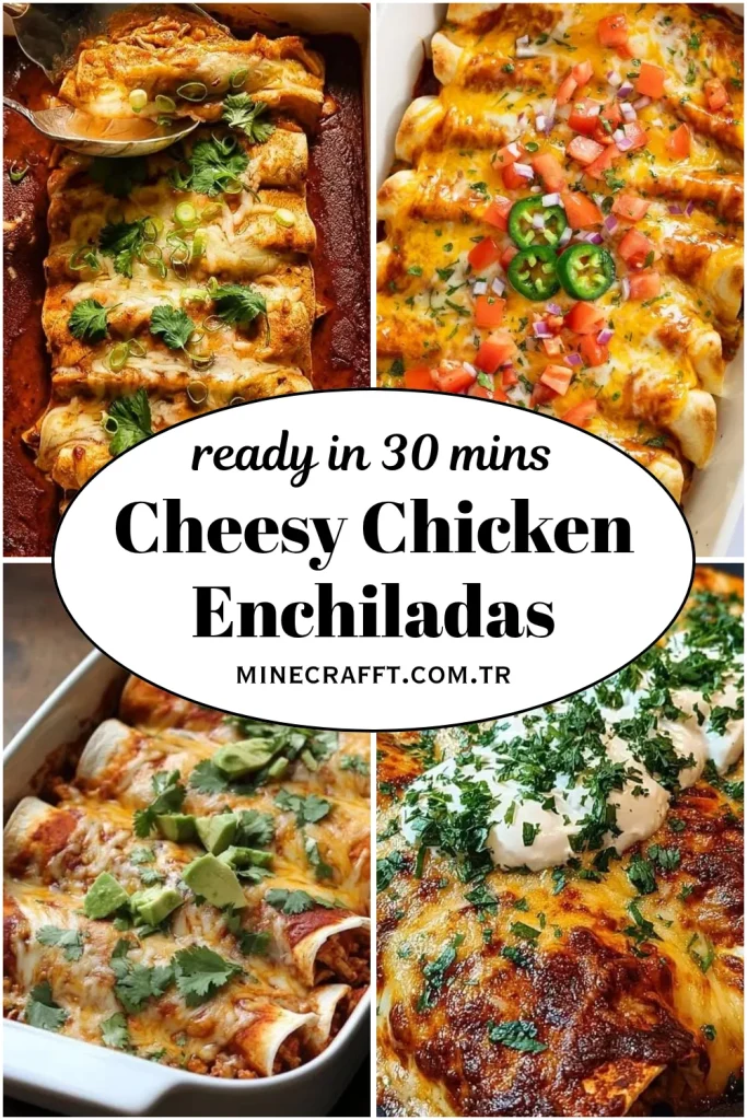 Cheesy Chicken Enchiladas
