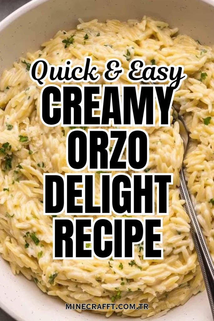 Nutritional Benefits of One-Pot Creamy Orzo