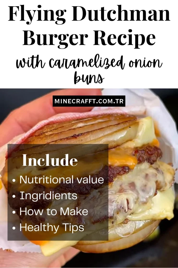 Onion Wrapped Flying Dutchman Burger Recipe