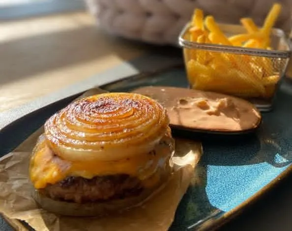 Onion Wrapped Flying Dutchman Burger