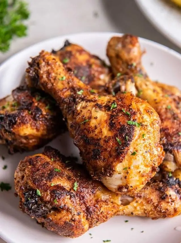 Spicy Cajun Baked Chicken Legs
