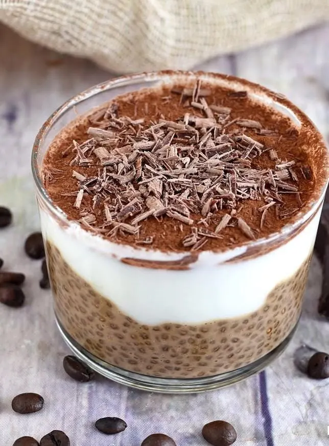 Tiramisu Chia Pudding