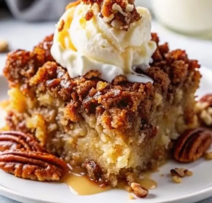Pecan Pie Dump Cake